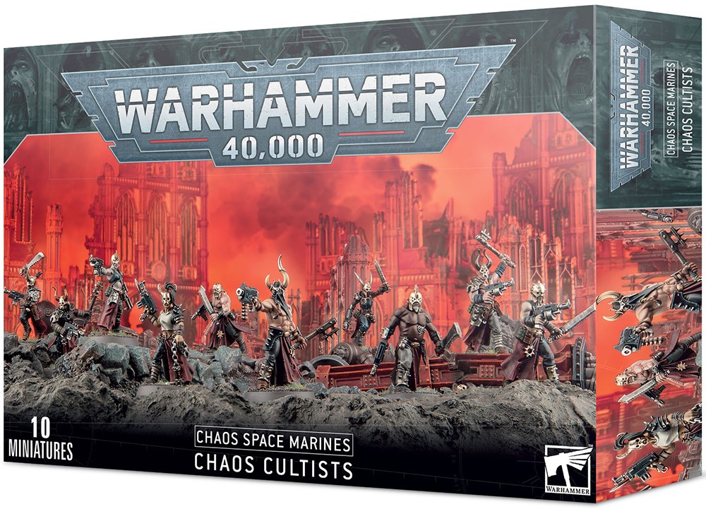 Chaos Space Marines Chaos Cultists Warhammer 40K - Gamezone.no