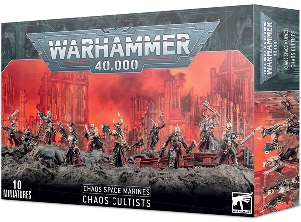 Chaos Space Marines Chaos Cultists Warhammer 40K