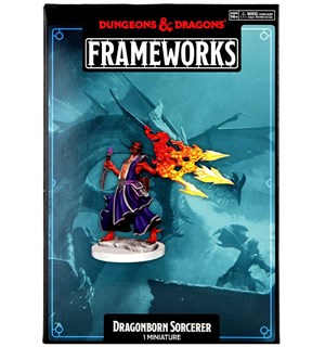 D&D Figur Frameworks Dragonborn Sorcerer Female 