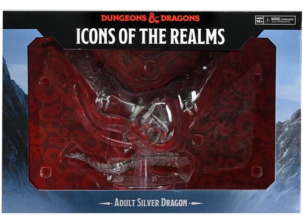 D&D Figur Icons Adult Silver Dragon Dungeons & Dragons Icons of the Realms