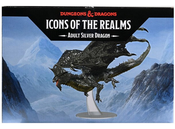 D&D Figur Icons Adult Silver Dragon Dungeons & Dragons Icons of the Realms