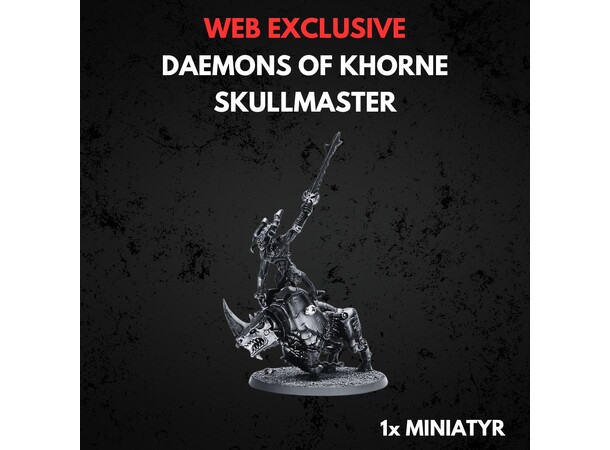 Daemons of Khorne Herald on Juggernaut Warhammer 40K / Age of Sigmar 
