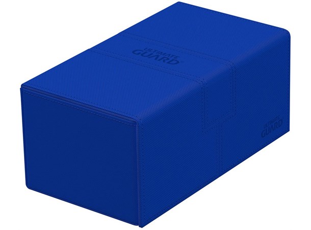 Deck Box Twin Flip Monocolor 200+ Blå Ultimate Guard Flip n Tray XenoSkin