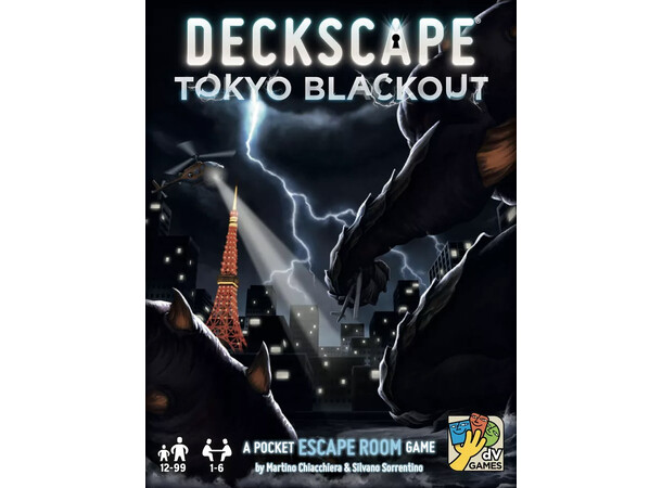 Deckscape Tokyo Blackout Brettspill