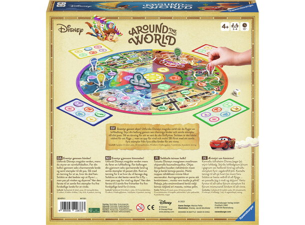 Disney Around the World Brettspill Norske regler 
