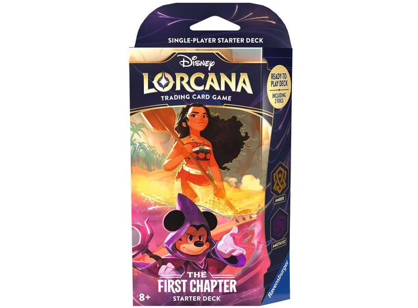 Disney Lorcana First Chapter Starter A Starter Deck - Amber & Amethyst