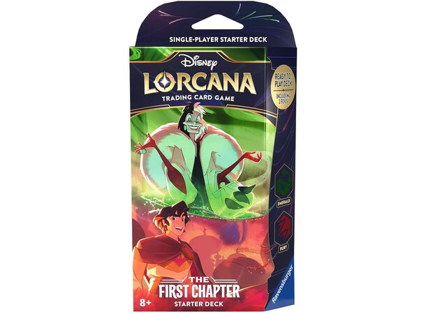Disney Lorcana First Chapter Starter B Starter Deck - Emerald & Ruby