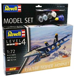 F/A-18F Super Hornet Model Starter Set Revell 1:72 Byggesett