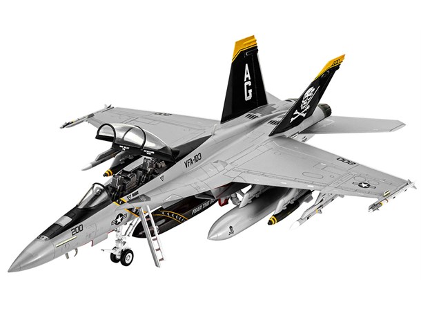 F/A-18F Super Hornet Model Starter Set Revell 1:72 Byggesett