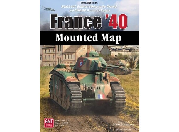 France 40 Mounted Map