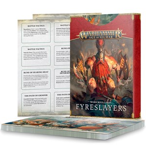 Fyreslayers Warscroll Cards Warhammer Age of Sigmar 