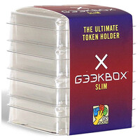 Geekbox Token Holder Slim - 4 st Förvaringslåda för brickar/tärningar++.