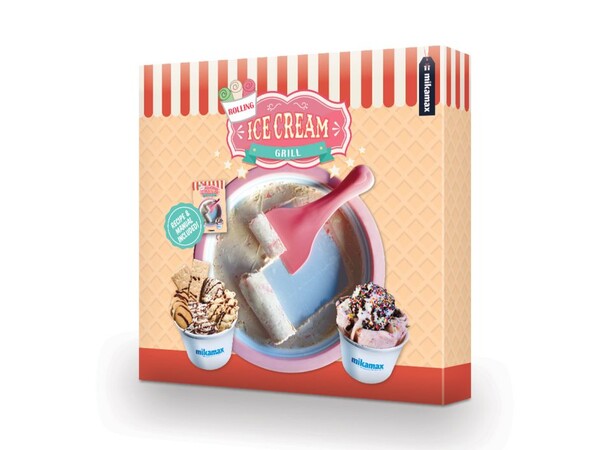 Iskremrull Maskin - Lag din egen iskrem Rolling Ice Cream Grill