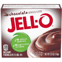 Jell O Chocolate Instant Pudding Mix 110g