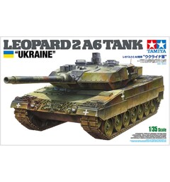 Leopard 2 A6 Tank UKRAINE Tamiya 1:35 Byggesett