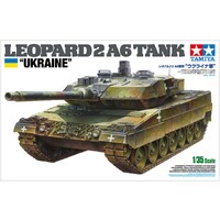 Leopard 2 A6 Tank UKRAINE Tamiya 1:35 Byggesett