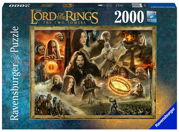 LotR The Two Towers 2000 bitar Ravensburger Puzzle Pussel 