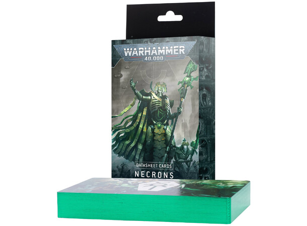 Necrons Datasheet Cards Warhammer 40K