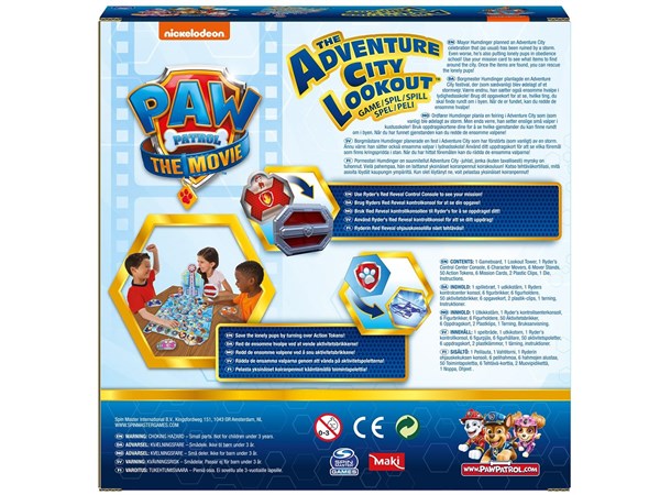 Paw Patrol Adventure City Lookout Spill