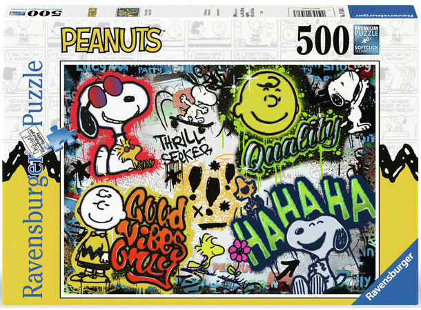 Peanutes Knøttene 500 biter Puslespill Ravensburger Puzzle