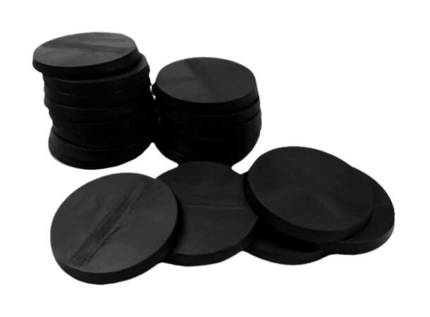 Plastbaser Svart Round - 28mm (20 stk) Green Stuff World 