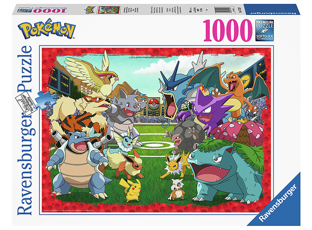 Pokemon Showdown 1000 biter Puslespill Ravensburger Puzzle