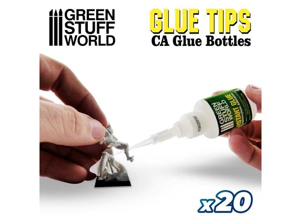 Precision Tips for Super Glue (20 st) Green Stuff World 