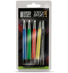 Scratch Brushes Set - 5 stk Green Stuff World