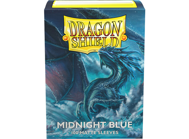 Sleeves Matte Midnight Blue x100 66x91 Dragon Shield