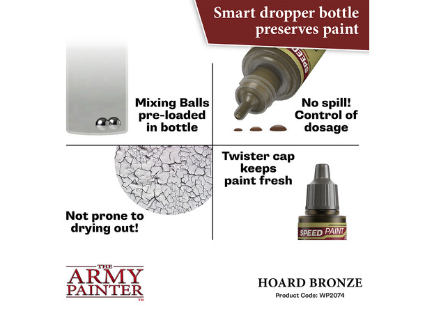 Speedpaint 2.0 Hoard Bronze Army Painter - 18ml 