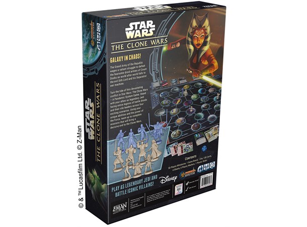 Star Wars The Clone Wars Brettspill A Pandemic System Board Game