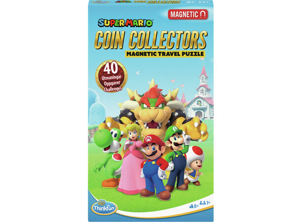 Super Mario Magnetic Travel Game Coin Collector