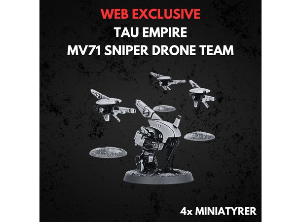 Tau Empire MV71 Sniper Drone Team Warhammer 40K
