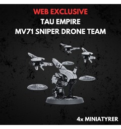 Tau Empire MV71 Sniper Drone Team Warhammer 40K