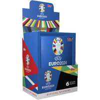 UEFA Euro 2024 STICKERS Booster Box Topps Sticker Display Klistremerker