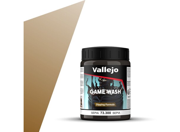 Vallejo Game Wash Sepia 200ml 