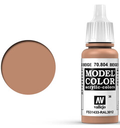 Vallejo Model Color Beige Red 17ml Tilsvarer 4603AP
