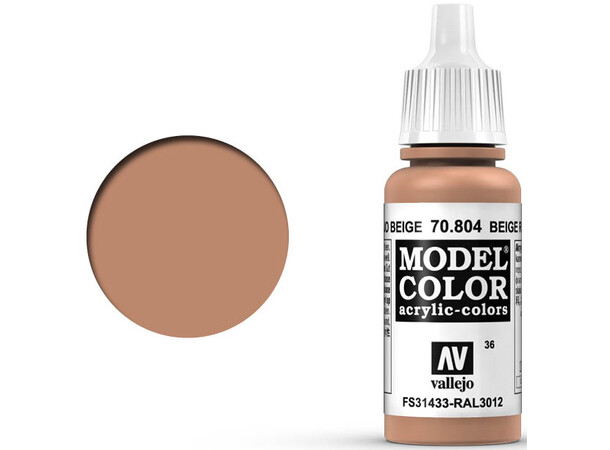 Vallejo Model Color Beige Red 17ml 