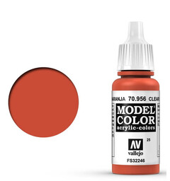 Vallejo Model Color Clear Orange 17ml