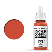 Vallejo Model Color Clear Orange 17ml Tilsvarer 4682AP | 4302AP | X-6