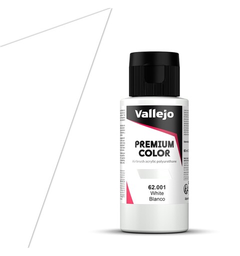 Vallejo Premium Basic White 60ml Premium Airbrush Color