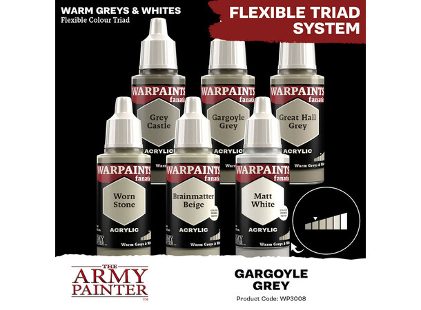 Warpaints Fanatic Gargoyle Grey Army Painter 