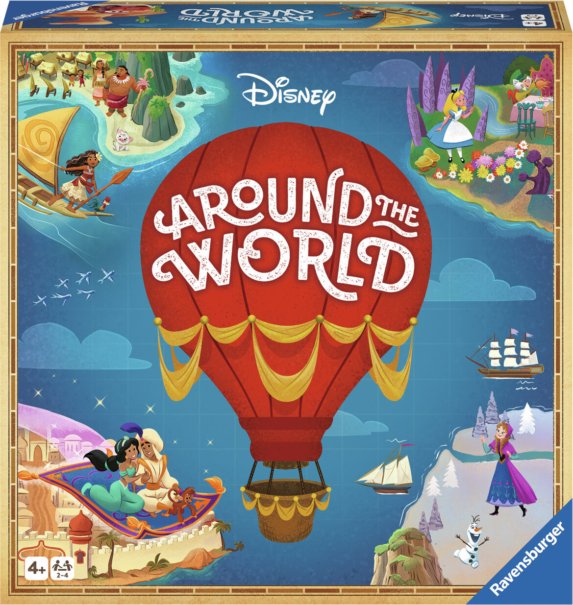 Disney Around the World Brettspill Norske regler