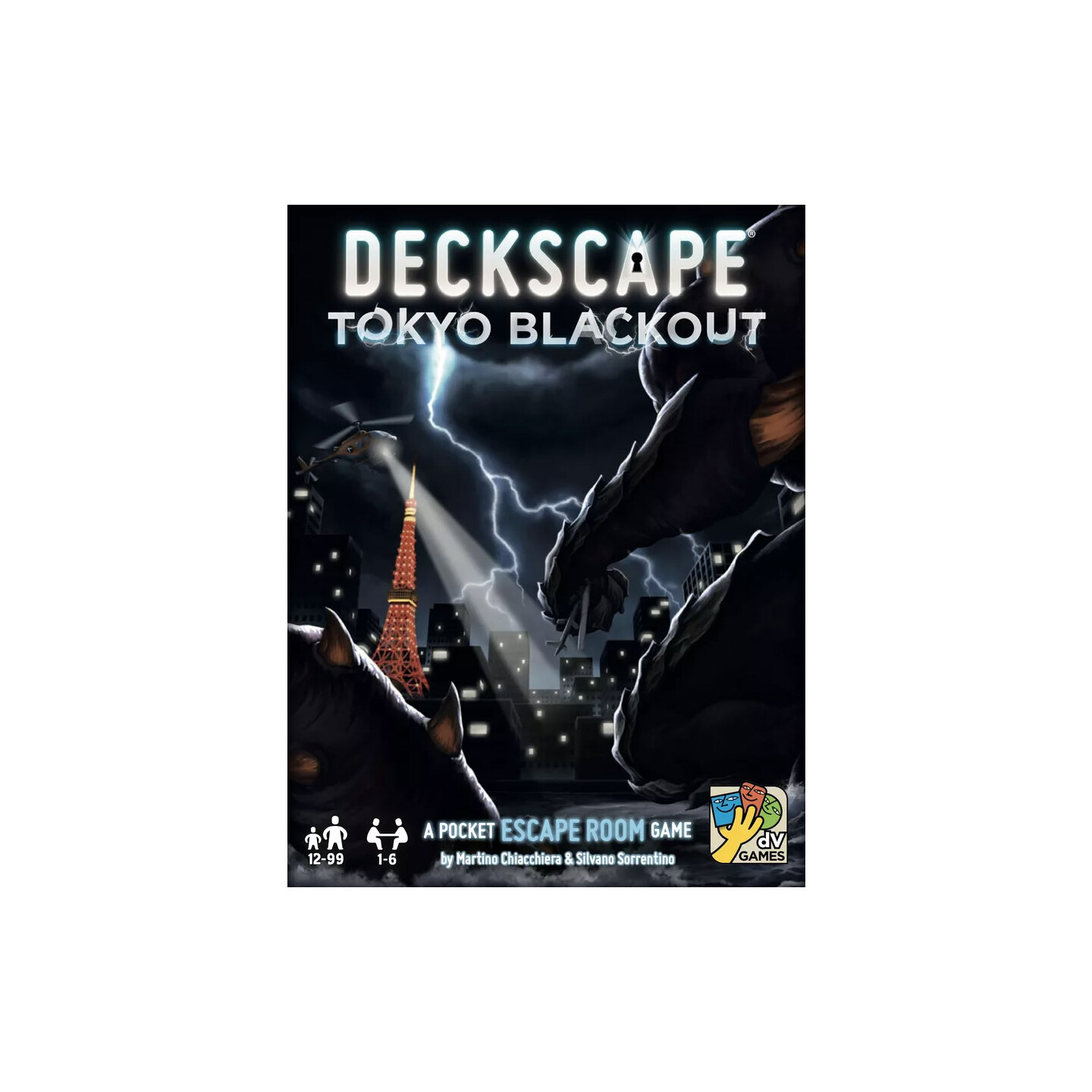 Deckscape Tokyo Blackout Brettspill