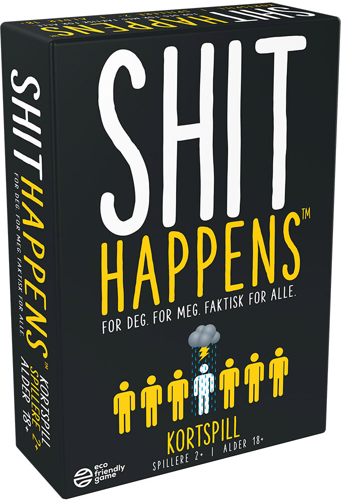 Shit Happens Partyspill - Norsk