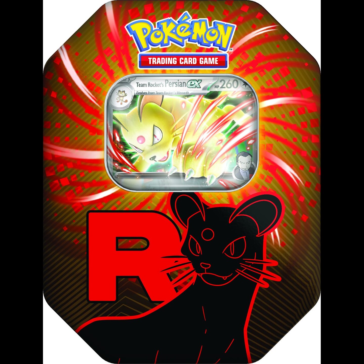 Pokemon Tin Box Persian ex Team Rocket - Fall 2025