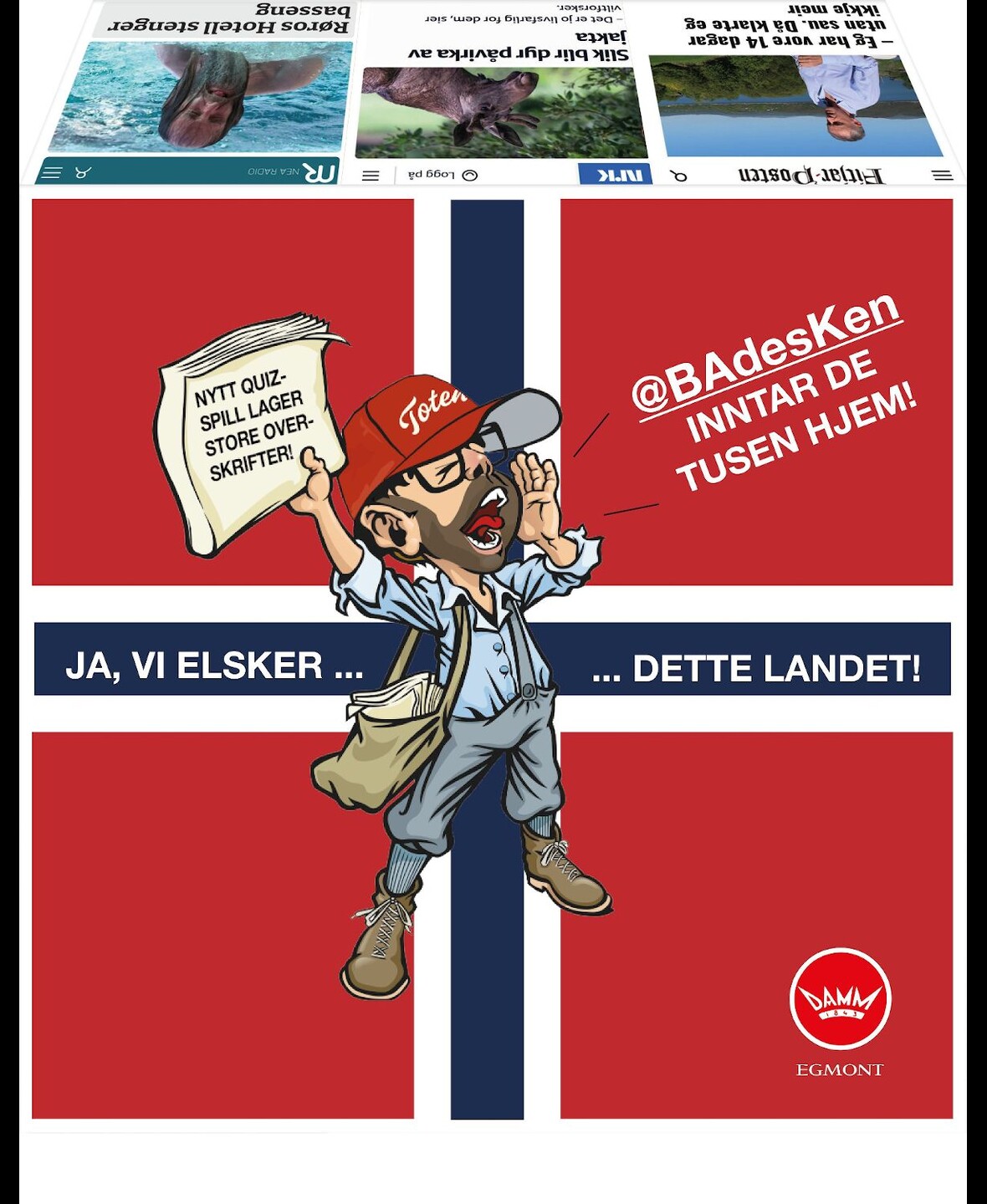 BAdesKen Ja vi Elsker Spørrespill