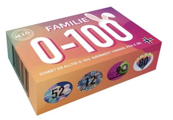 0-100 Mini Familie Brettspill