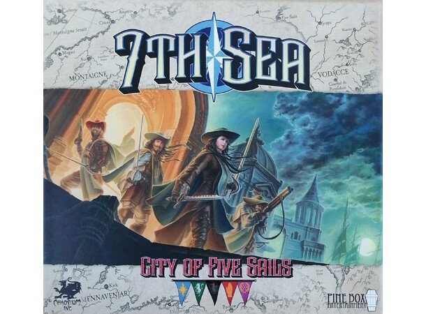 7th Sea City of Five Sails Brädspel 
