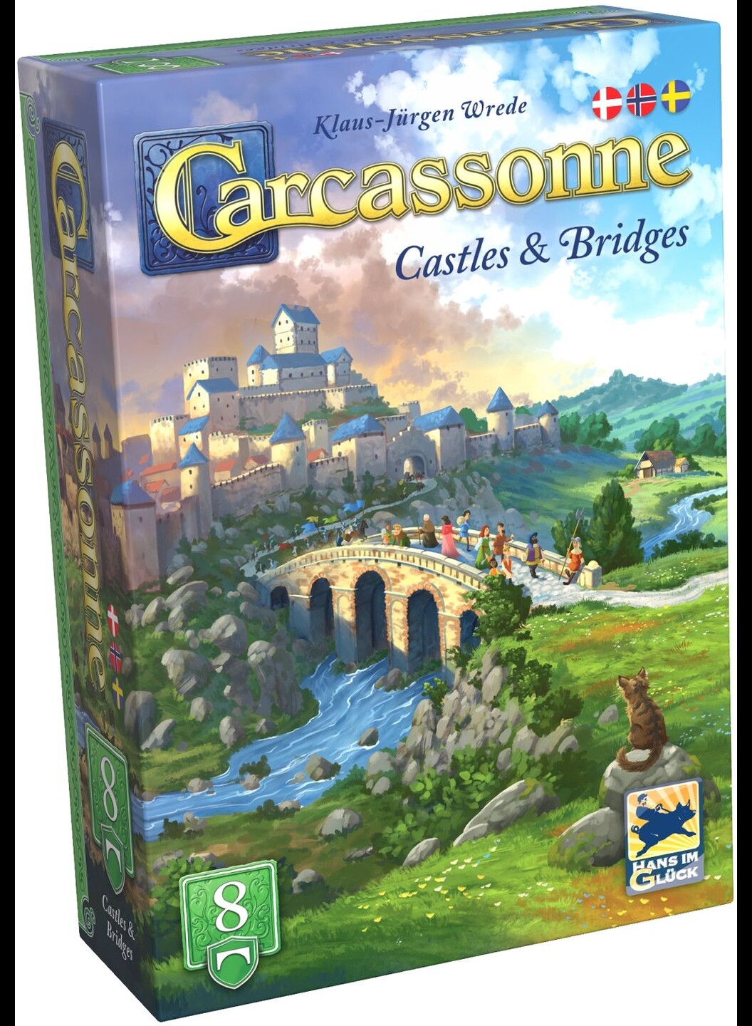 Carcassonne Castles & Bridges Expansion Norsk utgave